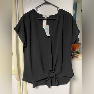 Beacon Apparel. Large. Black. Blouse.